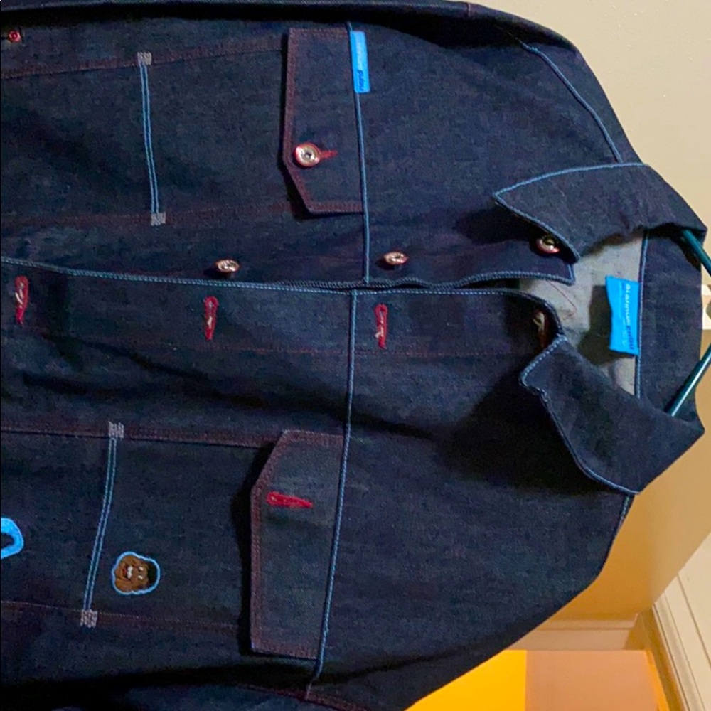 Great condition fubu platinum fatAlbert Jeanjacket